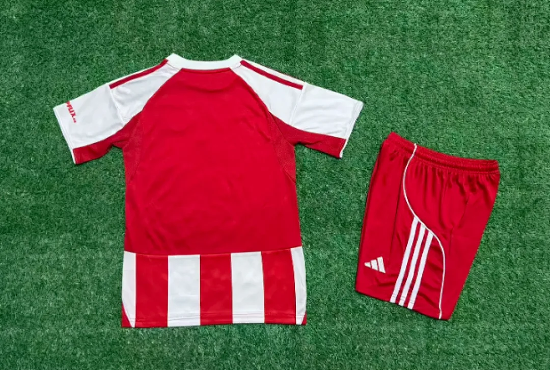 Olympiacos 2025/26 Primera Equipación Conjunto de Niño — 2