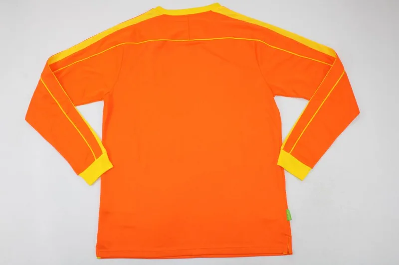 Brazil 1998 Goalkeeper Shirt Long Sleeve Orange — 2