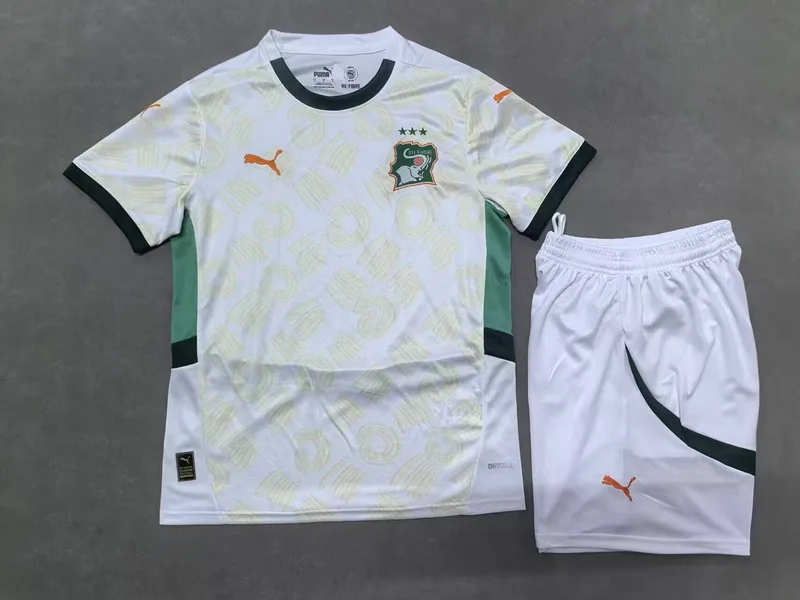 Ivory Coast 2025 Away Kids Kit — 2