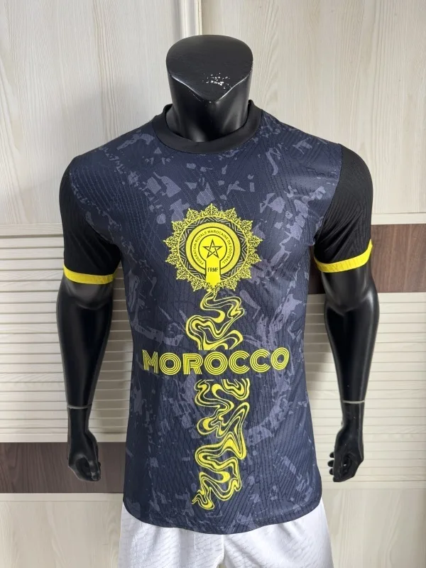 Morocco 2025/26 Shirt Player Version Black