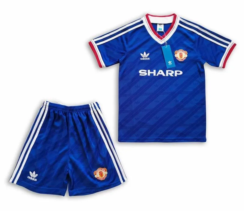 Manchester United 1986/88 Extérieur Ensemble Enfant