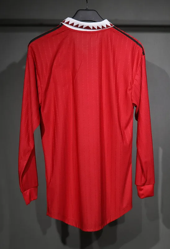 Manchester United 2022/23 Home Shirt Long Sleeve Player Version — 2