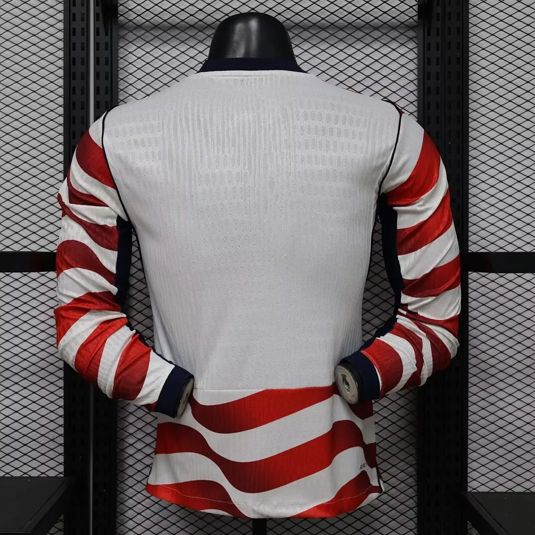 USA 2026 Home Shirt Long Sleeve Player Version