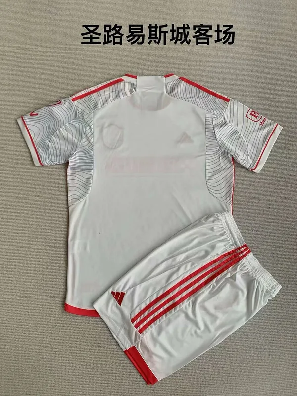 St. Louis City 2024/25 Away Kids Kit White — 2
