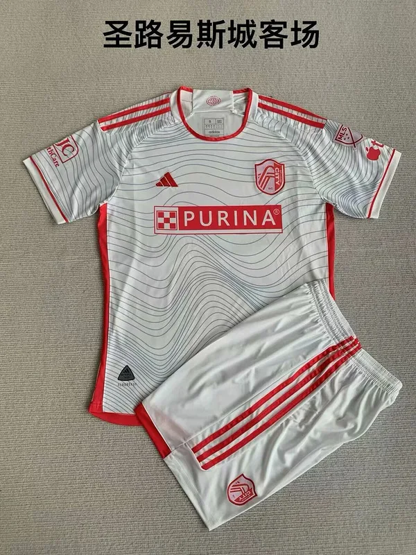 St. Louis City 2024/25 Away Kids Kit White