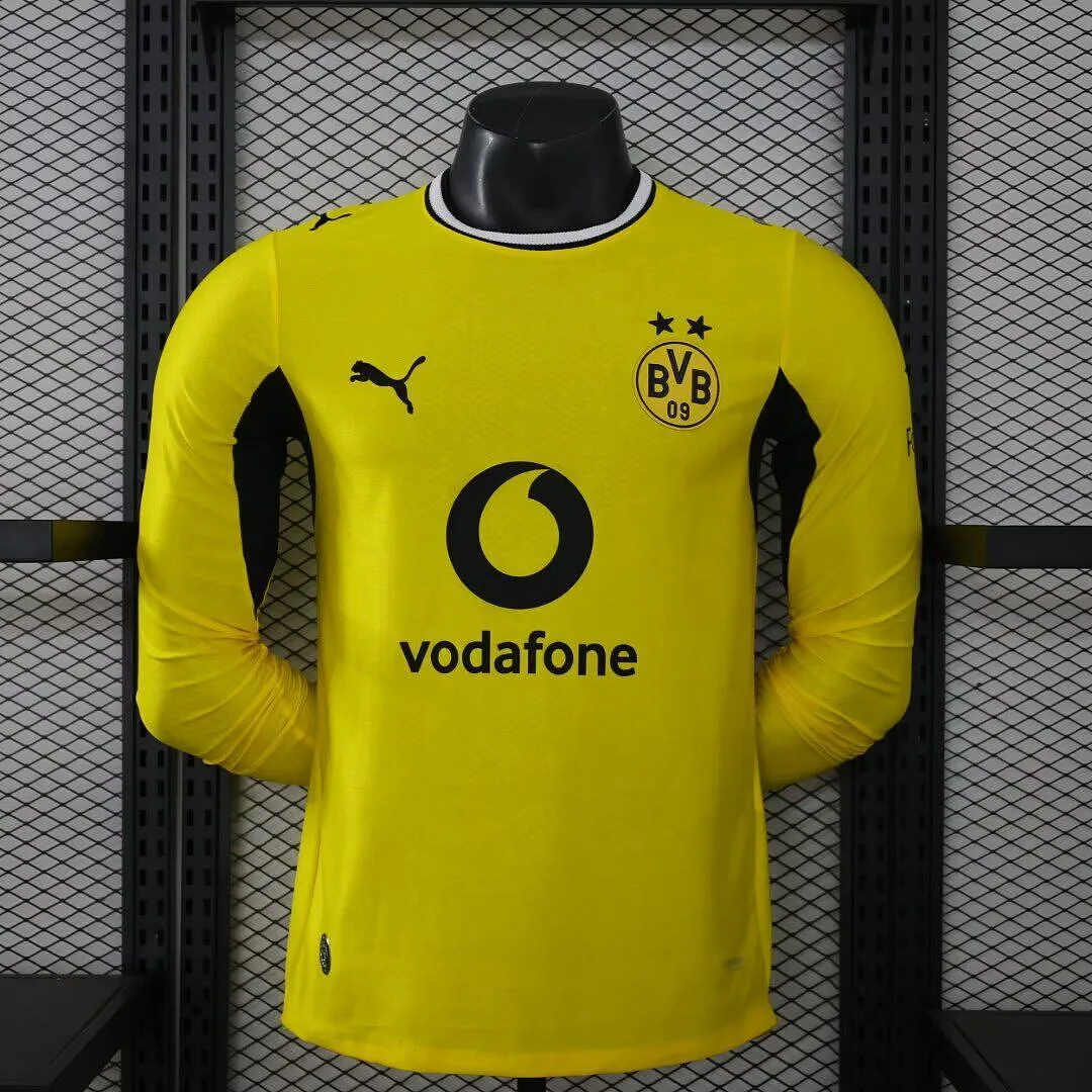 Borussia Dortmund 2026/27 Primera Equipación Camiseta Manga Larga Versión Jugador — 2