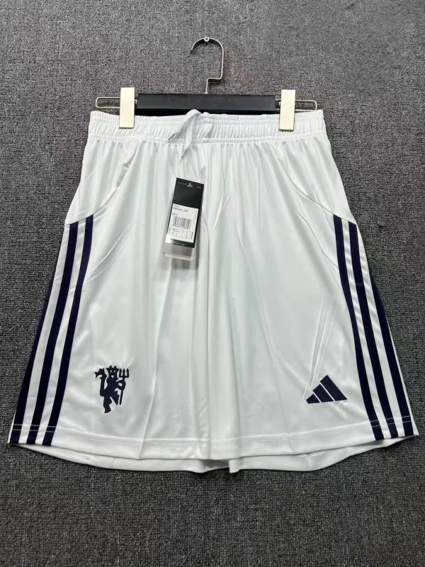 Manchester United 2025/26 Auswärts Shorts White — 1