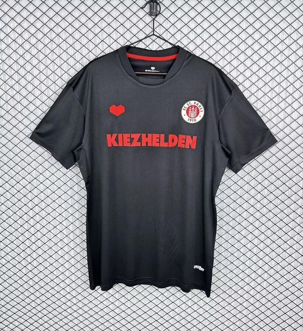 St. Pauli 2013/14 Third Maillot Black — 2