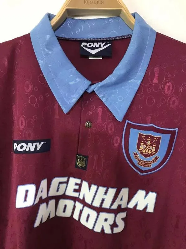 West Ham United 1995/97 Home Shirt Long Sleeve