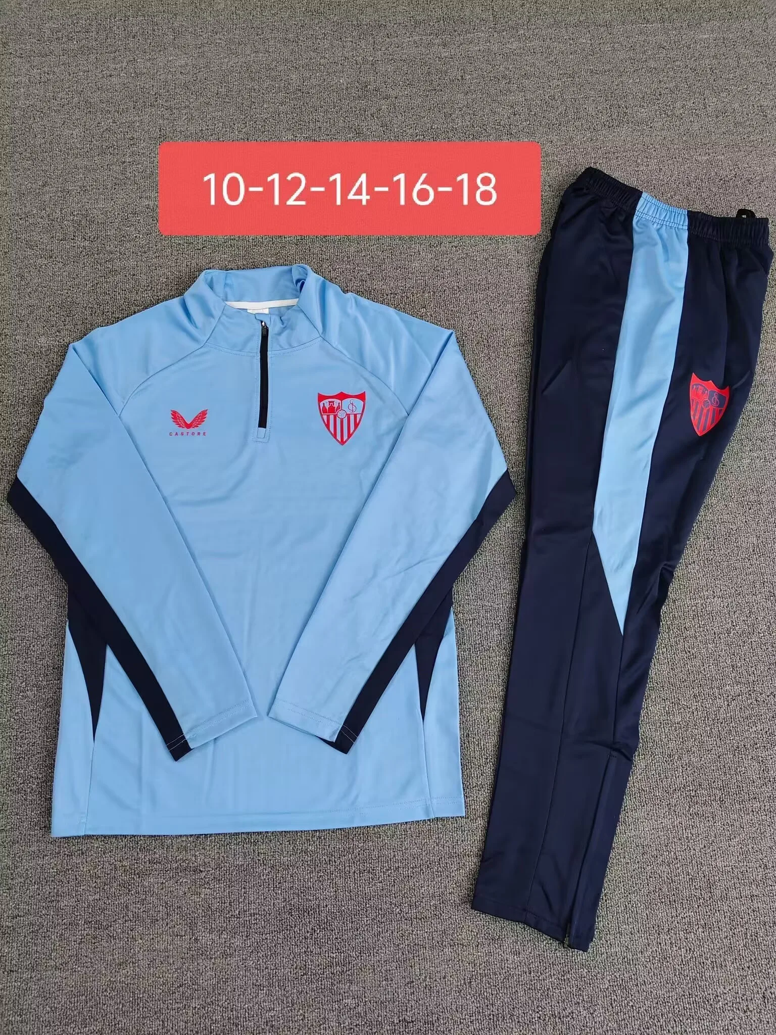Sevilla 2025/26 Kids Tracksuit