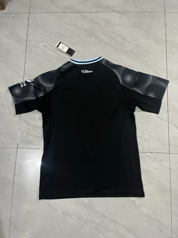 Aston Villa 2025/26 Away Shirt Black — 1