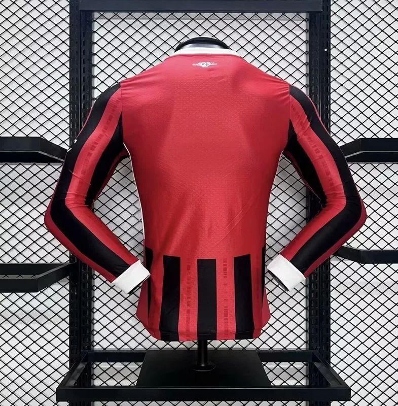 AC Milan 2024/25 Home Shirt Long Sleeve Player Version — 1