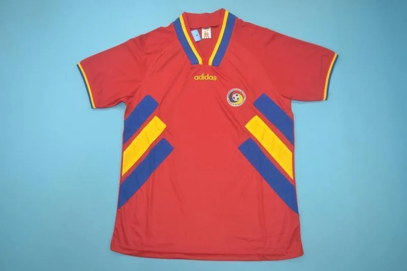 Rumanía 1994 Segunda Equipación Camiseta Red — 2