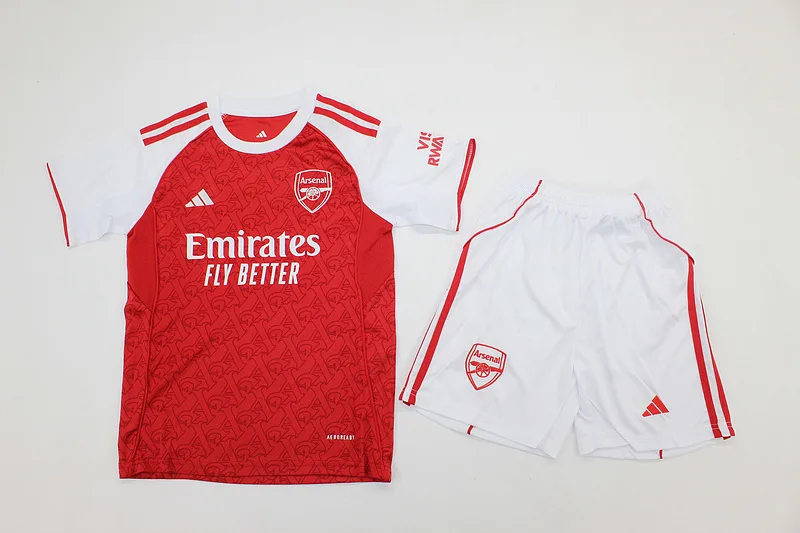 Arsenal 2025/26 Home Kids Kit — 1