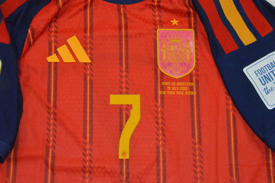 Espagne 2026 Maillot 26 Final Patch Fonts — 2