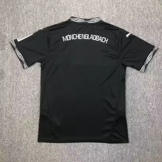 Borussia Mönchengladbach 2024/25 Third Maillot Manches Courtes Black