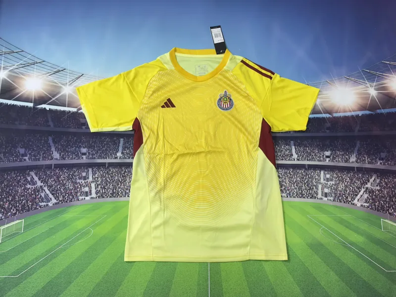 Chivas Guadalajara 2025/26 Goalkeeper Shirt Yellow — 1