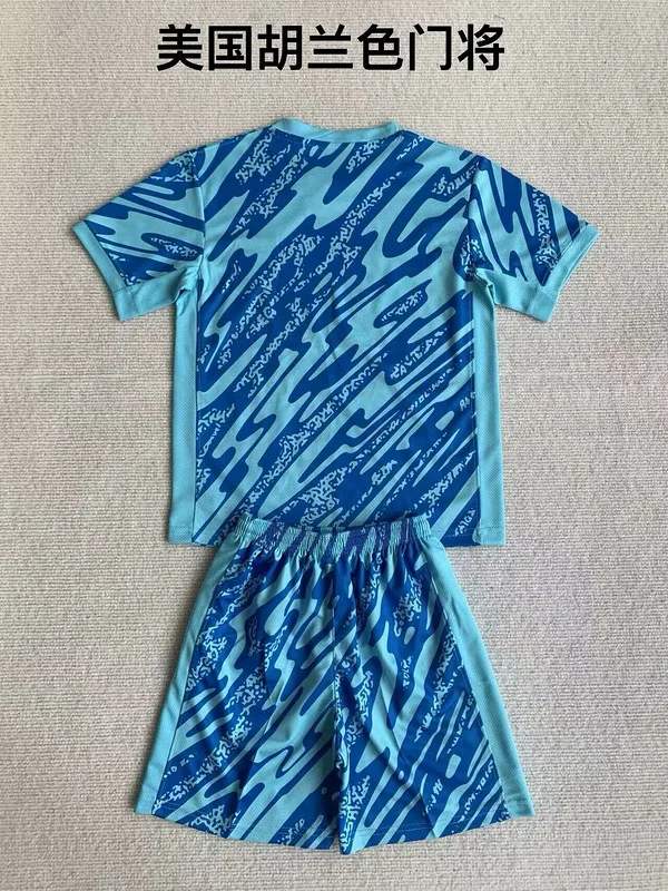 USA 2024 Goalkeeper Kids Kit Blue