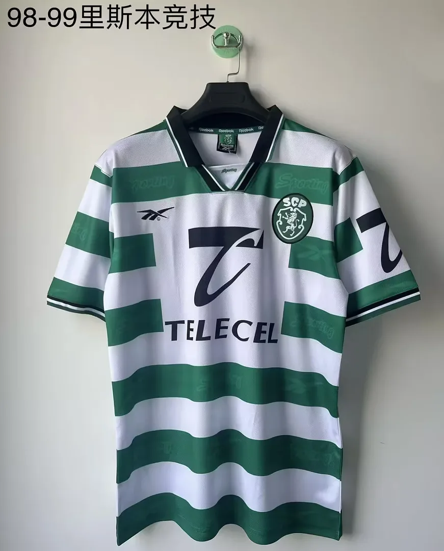 Sporting CP 1998/99 Home Shirt — 2