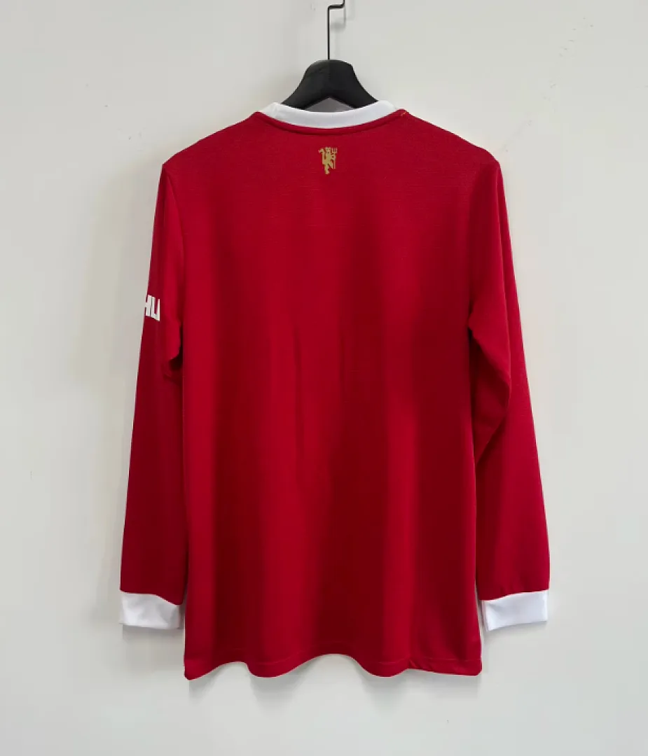 Manchester United 2021/22 Heim Trikot Langarm