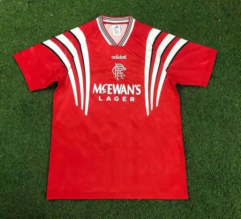 Rangers 1996/97 Third Shirt Red — 2