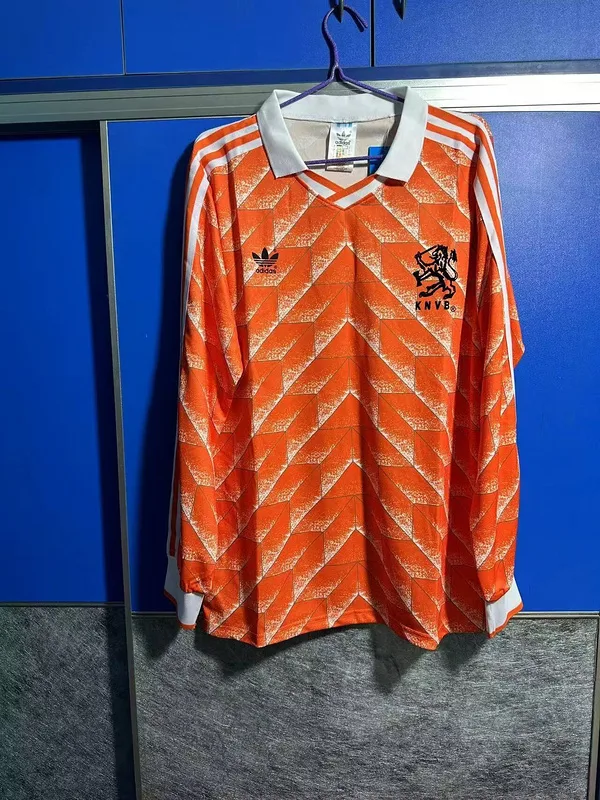 Netherlands 1988 Home Shirt Long Sleeve — 2
