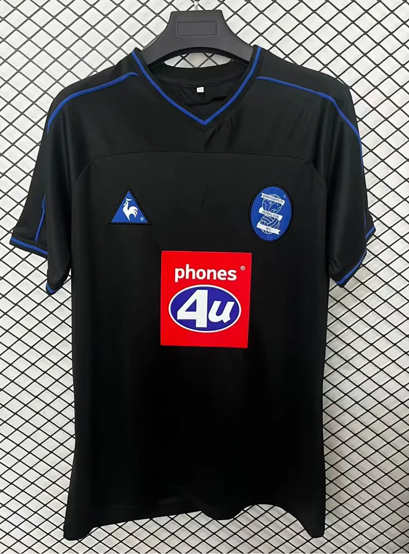 Birmingham City 2002/03 Segunda Equipación Camiseta Black — 2