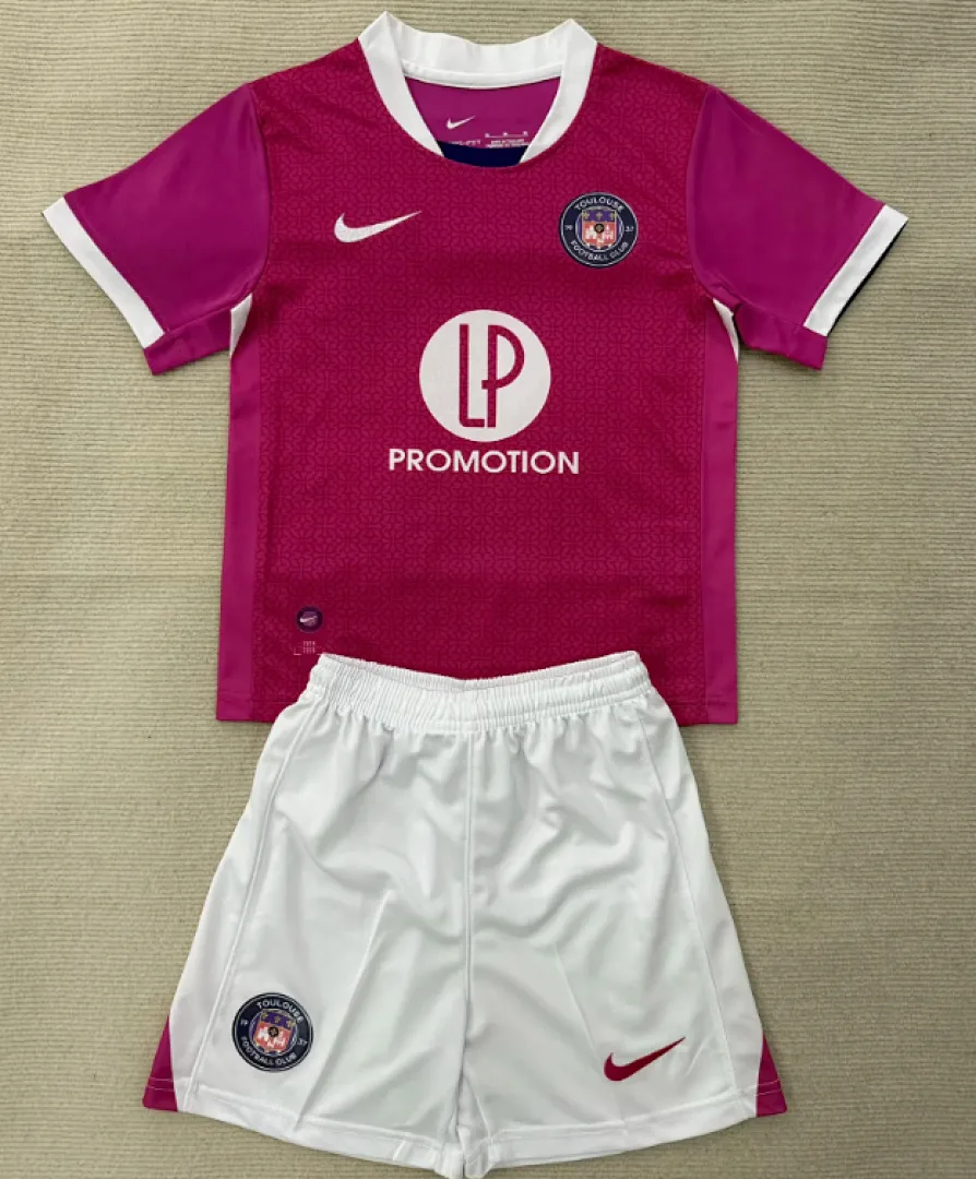 Toulouse 2025/26 Segunda Equipación Conjunto de Niño — 2