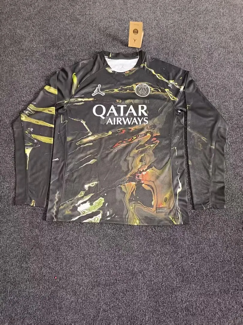 Paris Saint-Germain 2026/27 Camiseta Manga Larga Black — 2