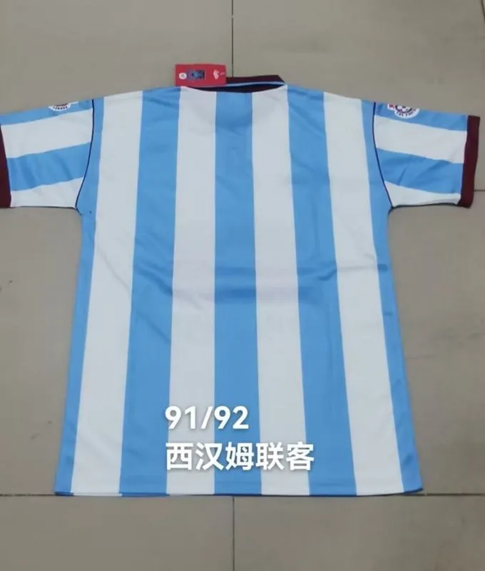 West Ham United 1991/92 Auswärts Trikot
