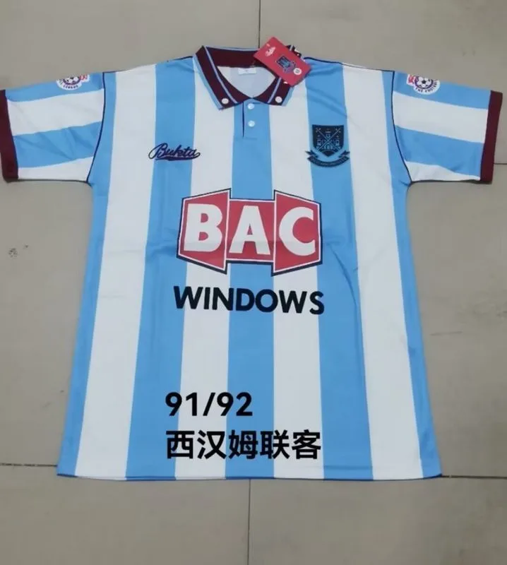 West Ham United 1991/92 Auswärts Trikot — 2