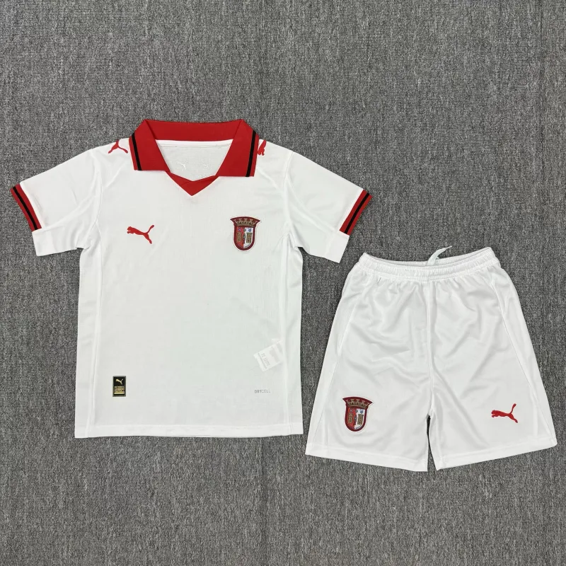 Braga 2025/26 Away Kids Kit — 1
