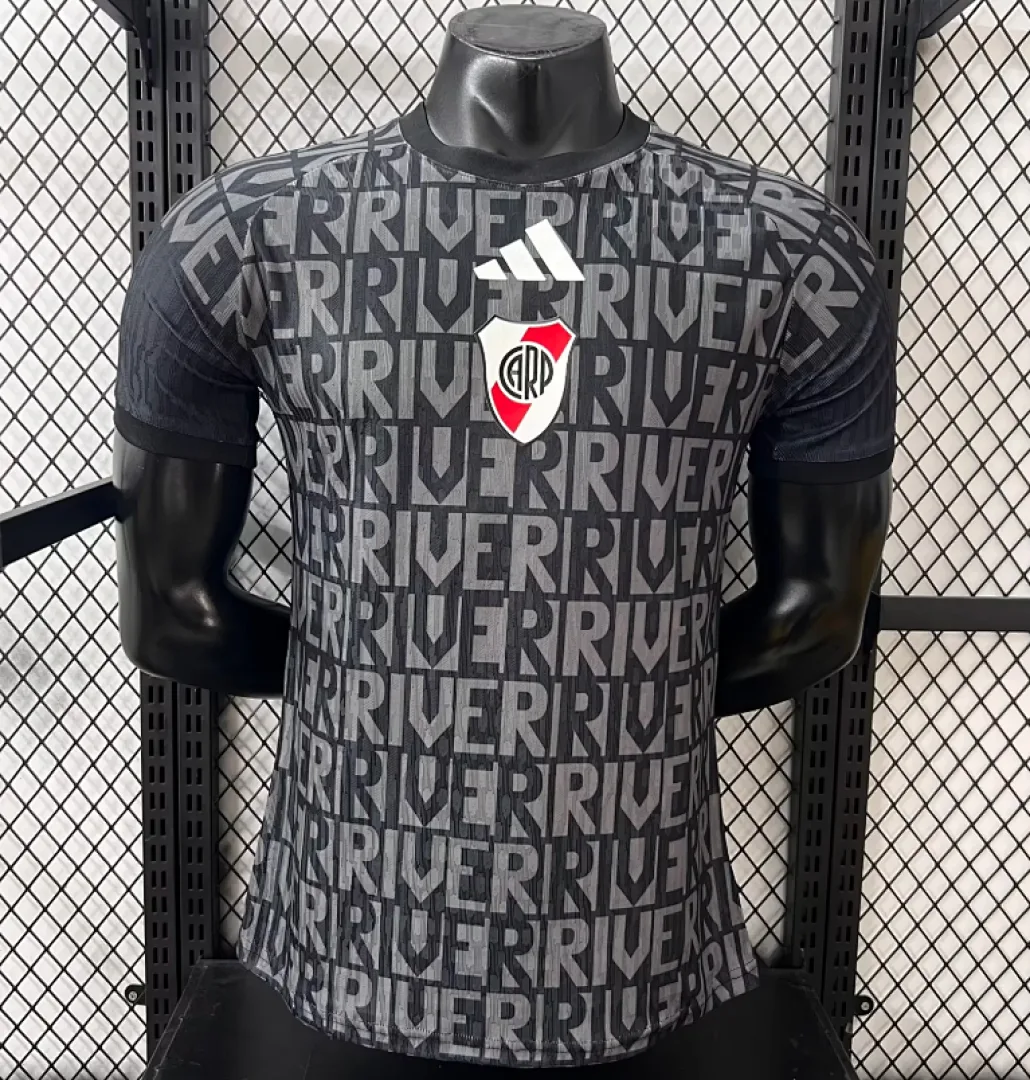 River Plate Maillot Version Joueur Black