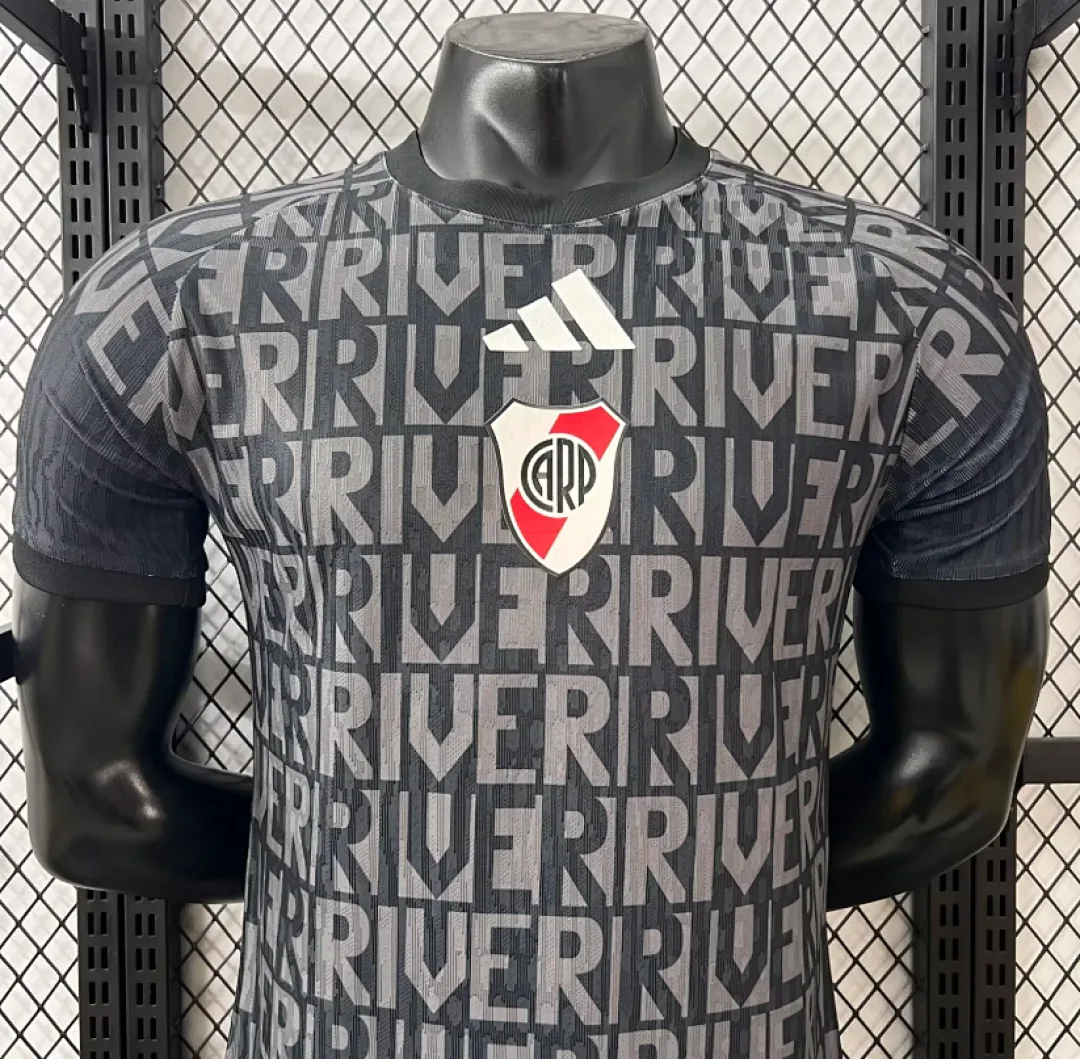 River Plate Maillot Version Joueur Black — 2