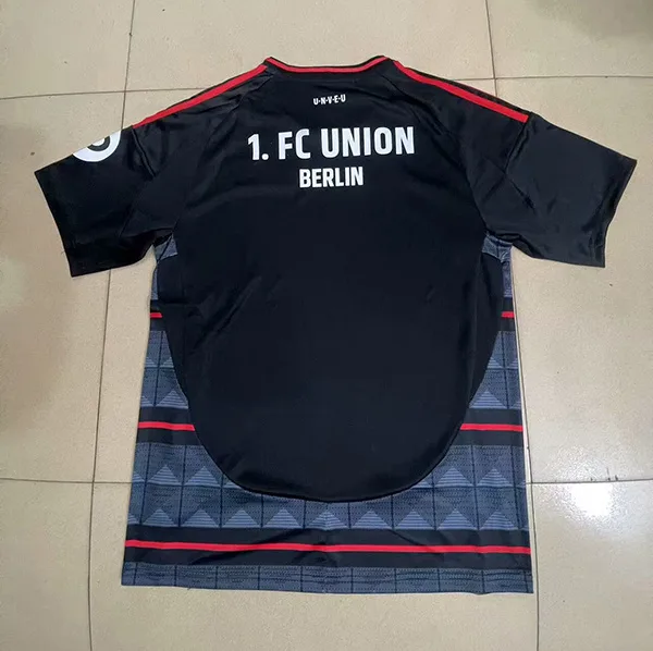 Union Berlin 2024/25 Maillot Manches Courtes Black