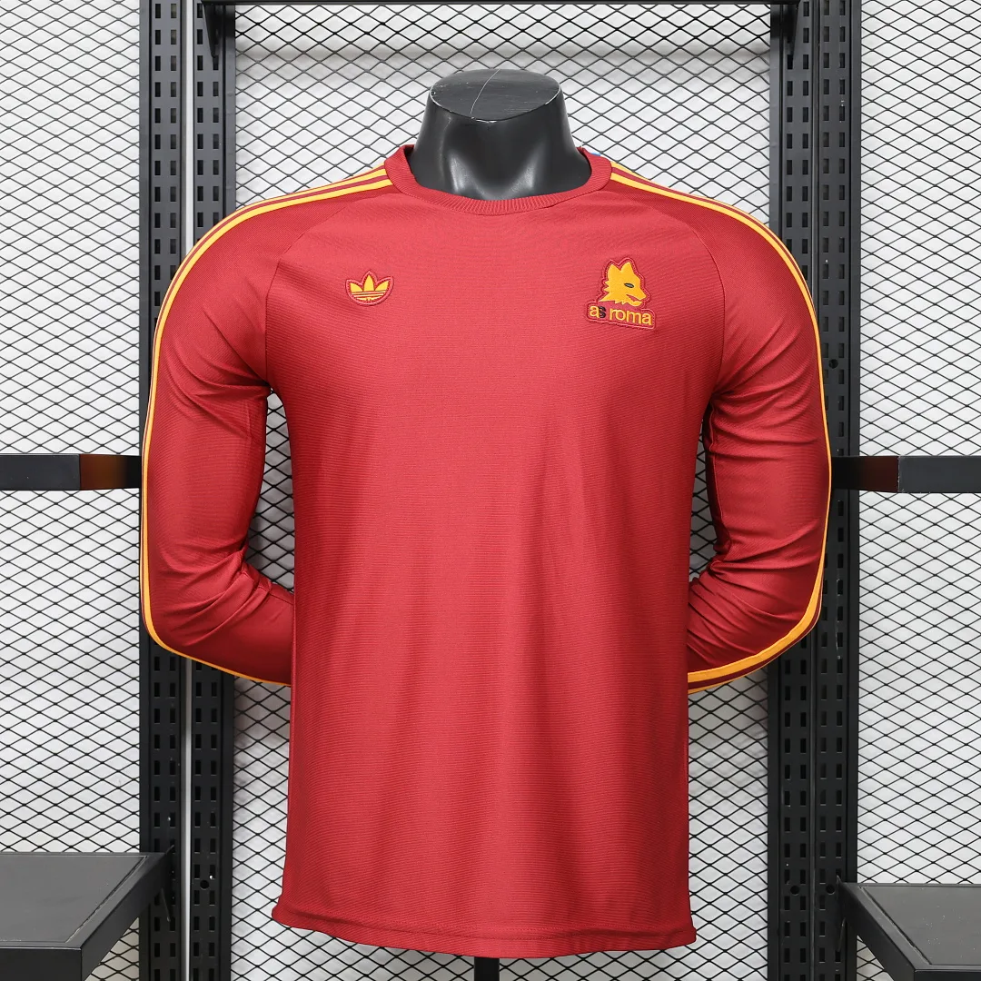 Roma 2026/27 Camiseta Manga Larga Versión Jugador Red