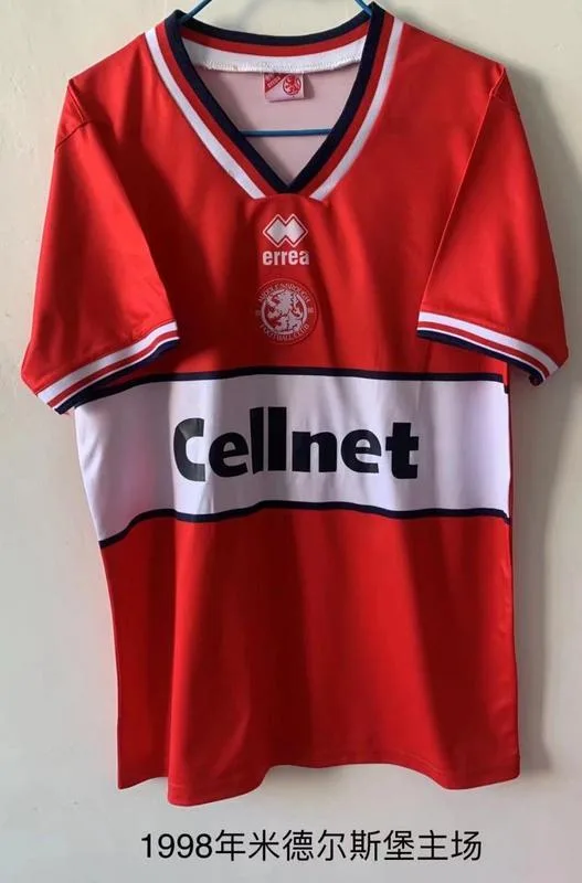 Middlesbrough 1998 Primera Equipación Camiseta — 2