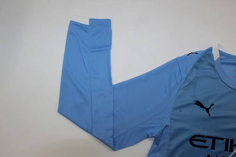 Manchester City 2025/26 Home Shirt Long Sleeve