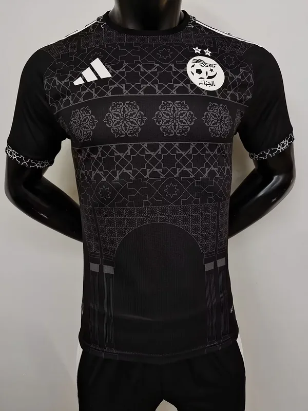 Algeria 2024/25 Shirt Player Version Black — 1