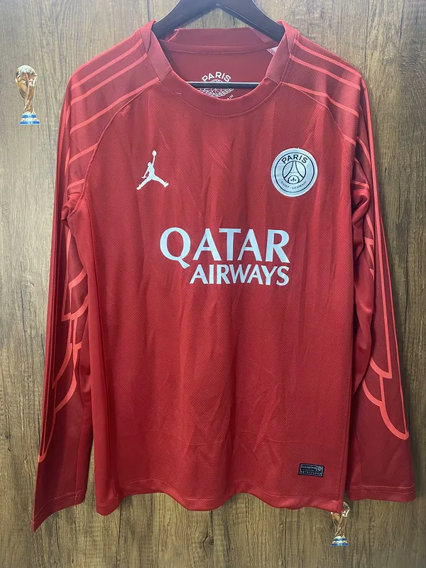 Paris Saint-Germain 2024/25 Torwart Trikot Langarm Red — 1