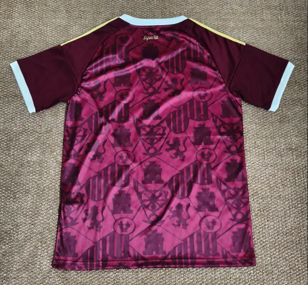 Espagne 2026 Maillot Champion Dark Red