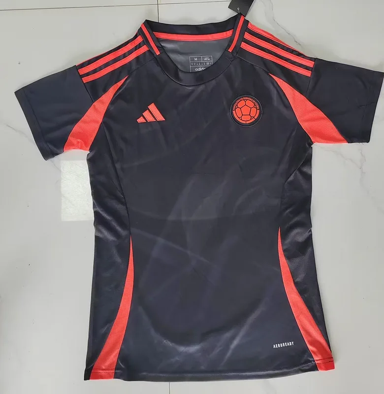 Colombia 2024 Away Women's Shirt Black