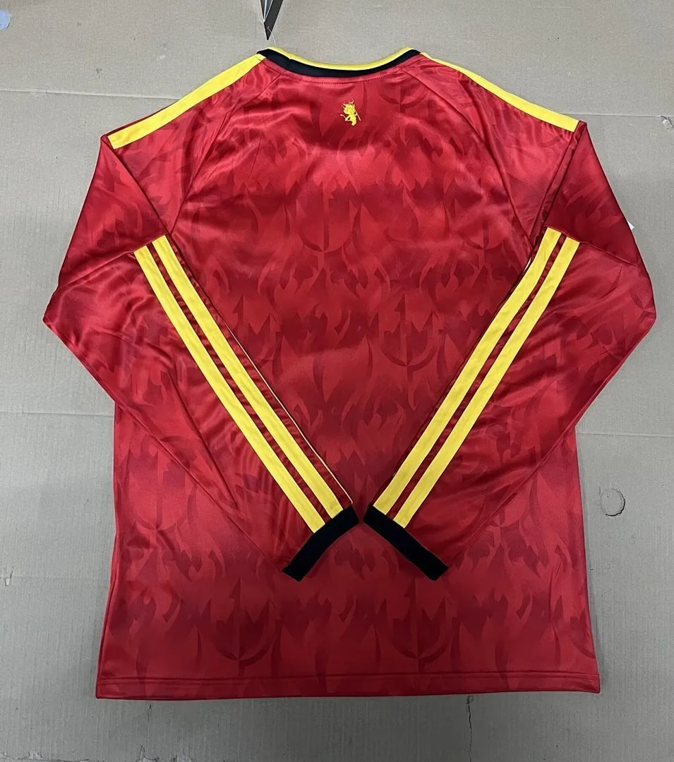 Belgium 2026 Home Shirt Long Sleeve