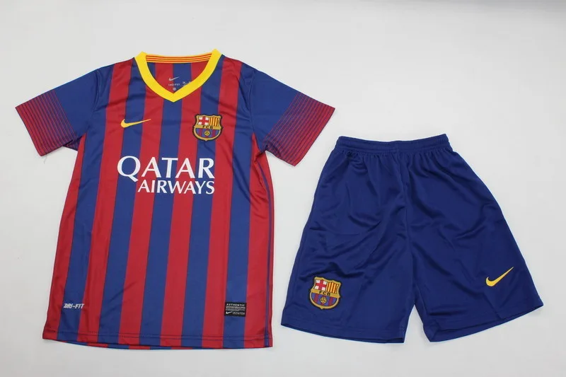 Barcelona 2013/14 Home Kids Kit — 1