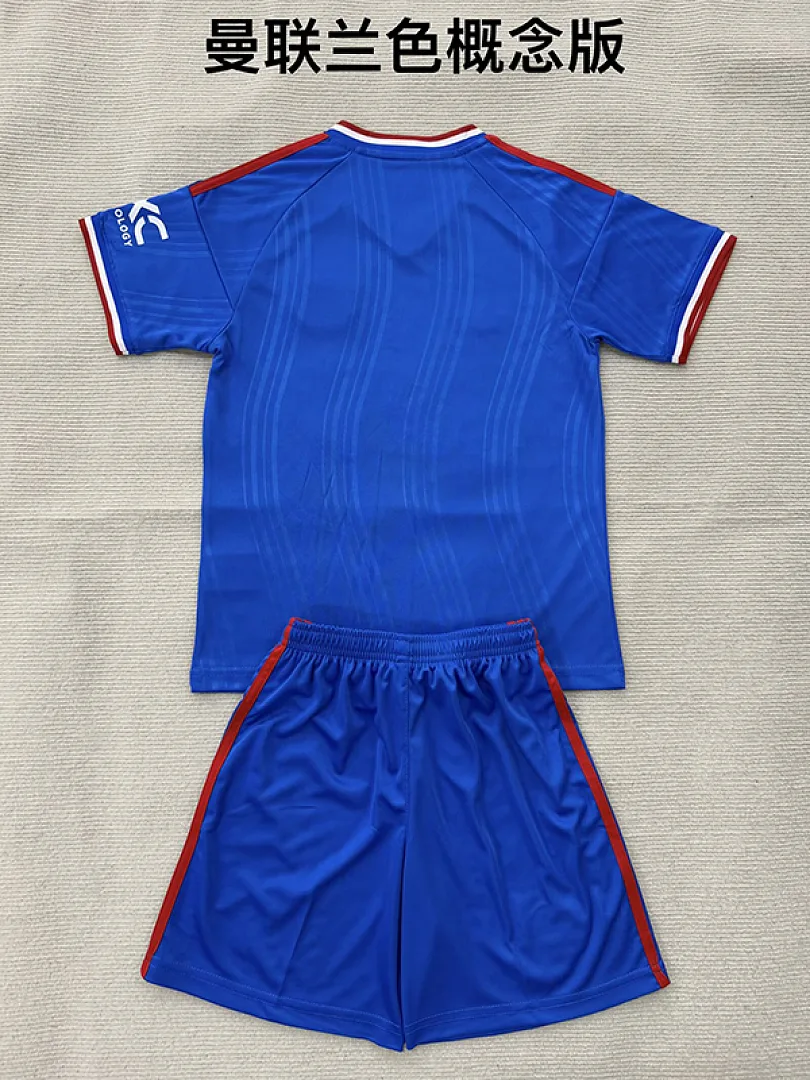 Manchester United 2026/27 Ensemble Enfant Blue — 1