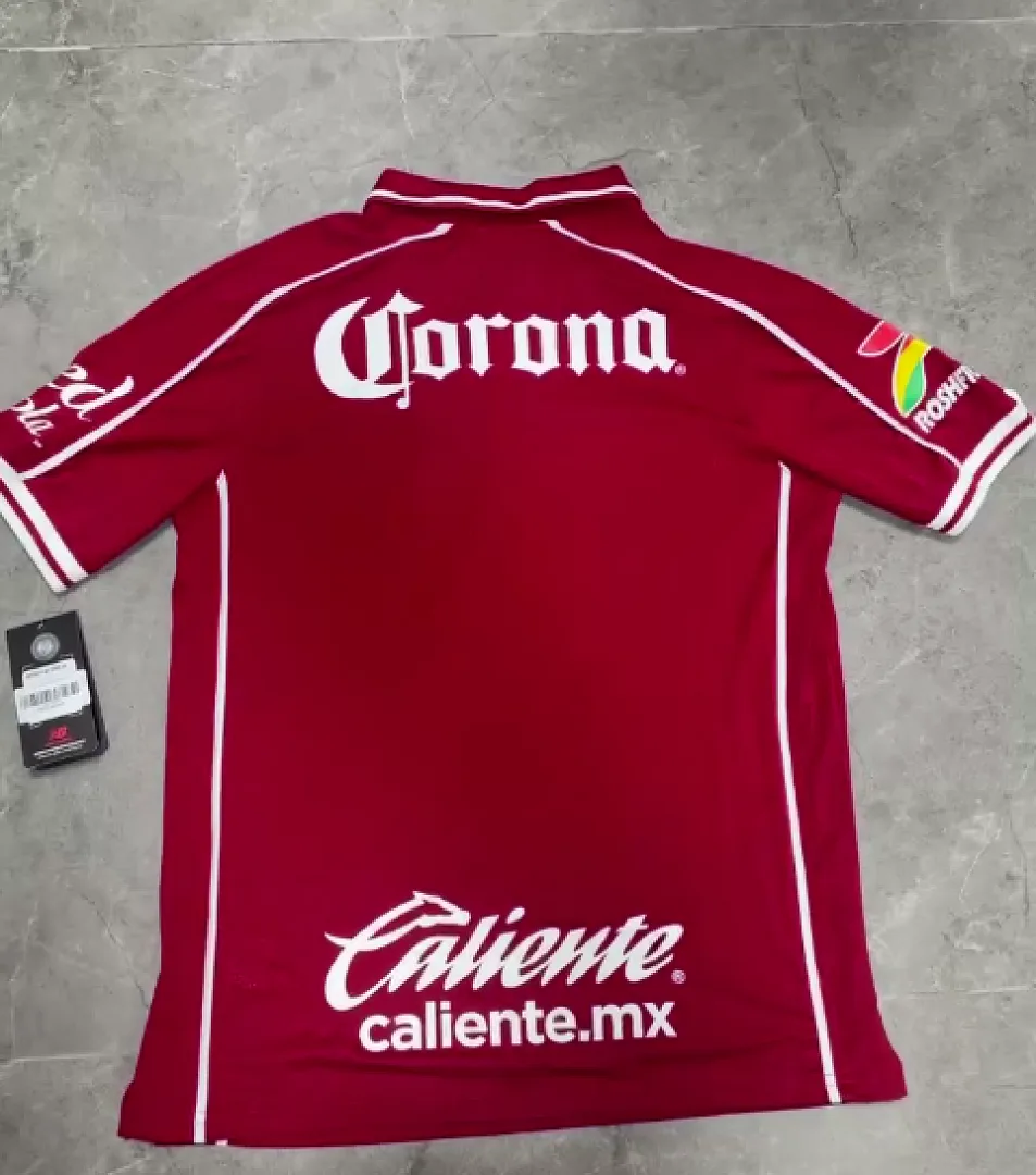 Toluca 2026/27 Home Shirt Short Sleeve Red — 2