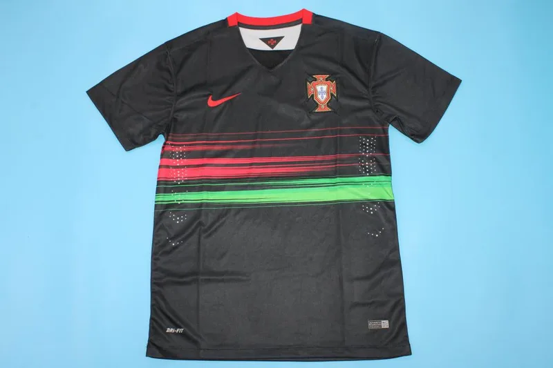 Portugal 2015/16 Segunda Equipación Camiseta Black