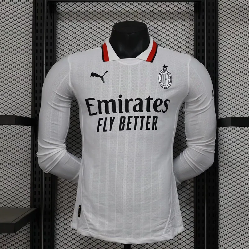 AC Milan 2024/25 Segunda Equipación Camiseta Manga Larga Versión Jugador — 2