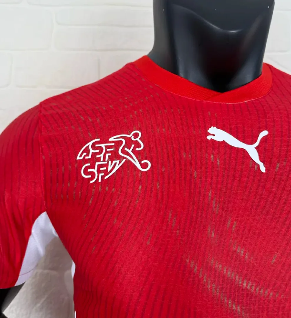 Switzerland 2026 Home Shirt Player Version