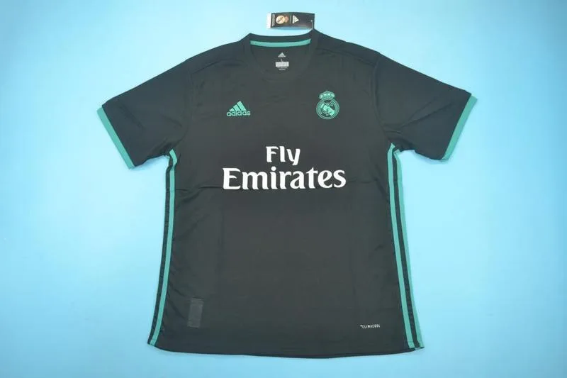 Real Madrid 2017/18 Away Shirt Black
